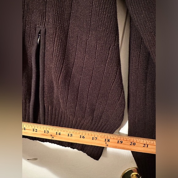 NWT ICELANDIC DESIGN Black 3/4 Mock Turtleneck 100% Cotton Ribbed HIP ZIP XXL - Picture 14 of 16